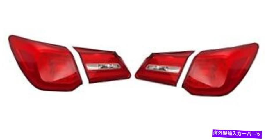 USヘッドライト 左右の内側と外側の純正テールライトブレーキランプキット用アキュラRLX Left & Right Inner and Outer Genuine Tail Lights Brake Lamps Kit For Acura RLX【並行輸入品】