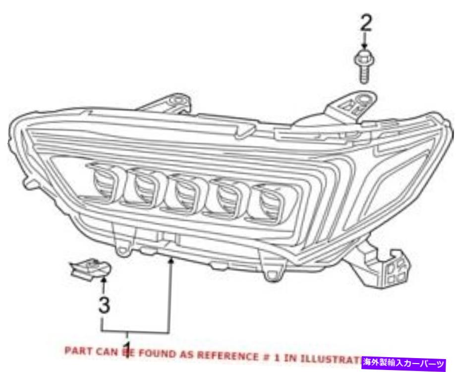 USヘッドライト 本物のOEM左ヘッドライトアセンブリ33150-TZ3-A51 Genuine OEM Left Headlight Assembly for Acura 33150-TZ3-A51【並行輸入品】｜Us Custom Parts Shop USDM