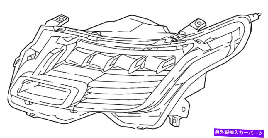 USヘッドライト 本物の土地ローバーヘッドランプアセンブリLR116467 Genuine Land-Rover Headlamp Assembly LR116467【並行輸入品】