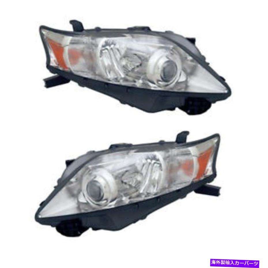 USヘッドライト 10-13 RX350カナダ製造フロントヘッドライトヘッドランプヘッドライトランプセットペア For 10-13 RX350 Canada Built Front Headlight Headlamp Head Light Lamp Set Pair【並行輸入品】｜Us Custom Parts Shop USDM