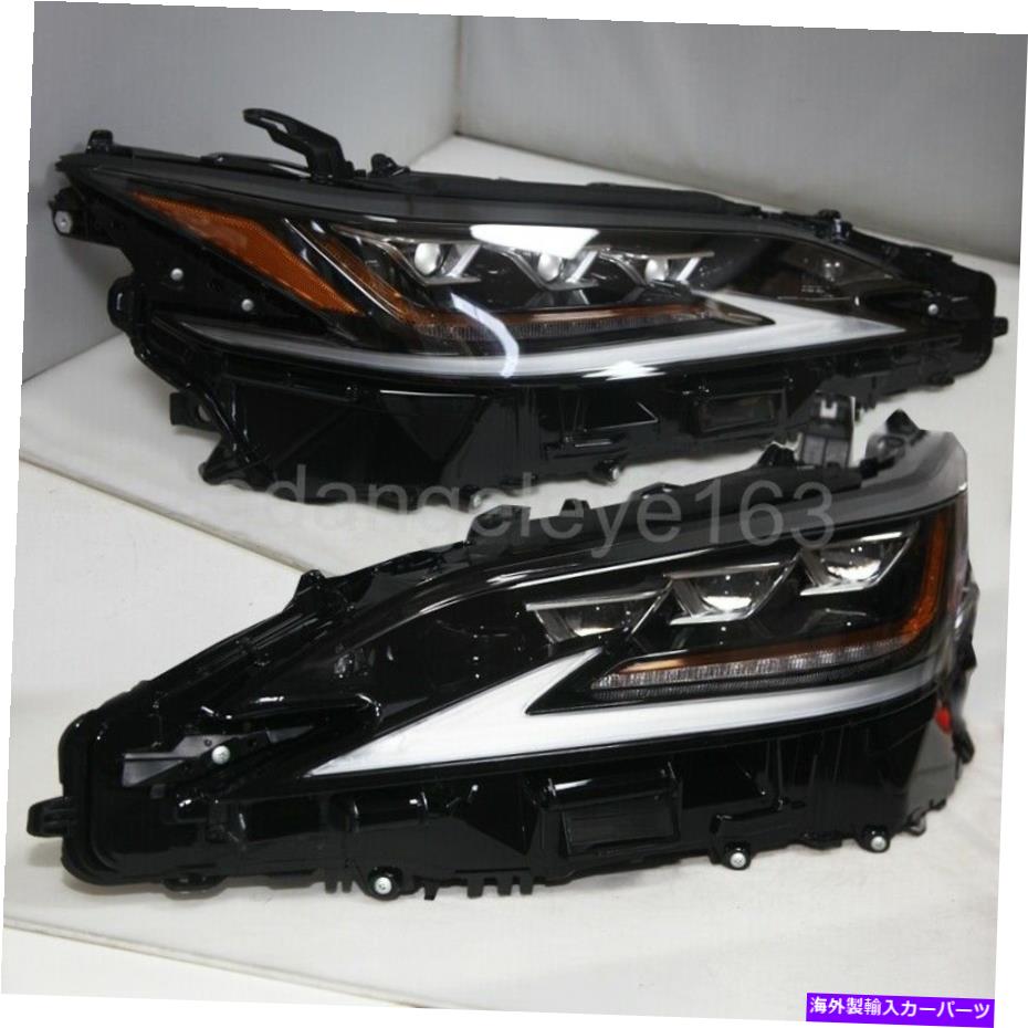 USヘッドライト 2018-19年LED SEXUS ES200 ES260 ES300Hの旋回光を流れるLEDフロントランプ 2018-19 year LED front lamps for Lexus ES200 ES260 ES300H Flowing Turning light【並行輸入品】