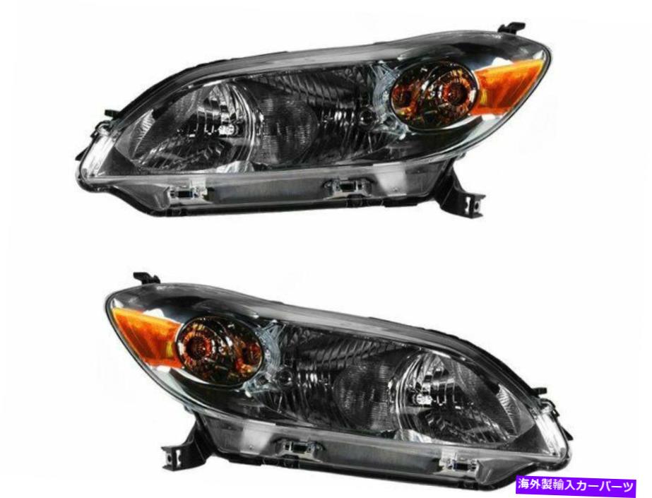 USヘッドライト 2009-2013トヨタマトリックスヘッドライトアセンブリセット95721XV 201011 2012 For 2009-2013 Toyota Matrix Headlight Assembly Set 95721XV 2010 2011 2012【並行輸入品】