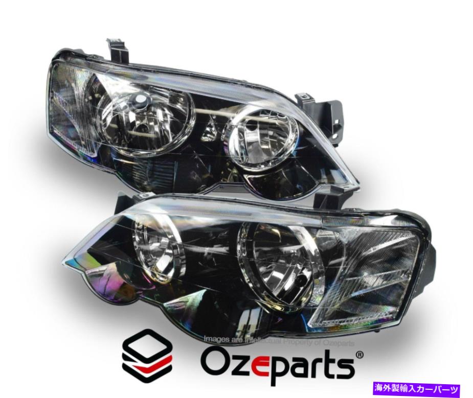 USヘッドライト Ford BA BF Falcon XR6 XR8 FPV GT台風のためのセット/ペアLH + RHヘッドライトランプ Set / Pair LH+RH Head Light Lamp For Ford BA BF Falcon XR6 XR8 FPV GT Typhoon【並行輸入品】