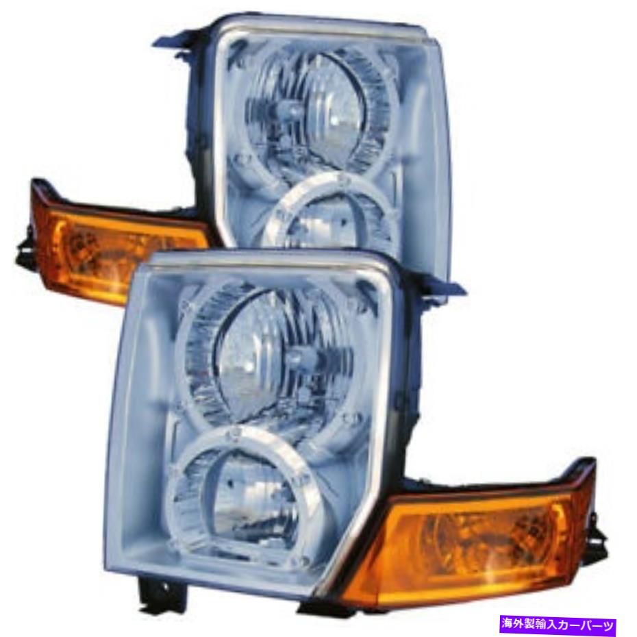 【楽天市場】USヘッドライト 2006年2007 2008 2009 2010 Jeep Commanderヘッドライトペアセット For