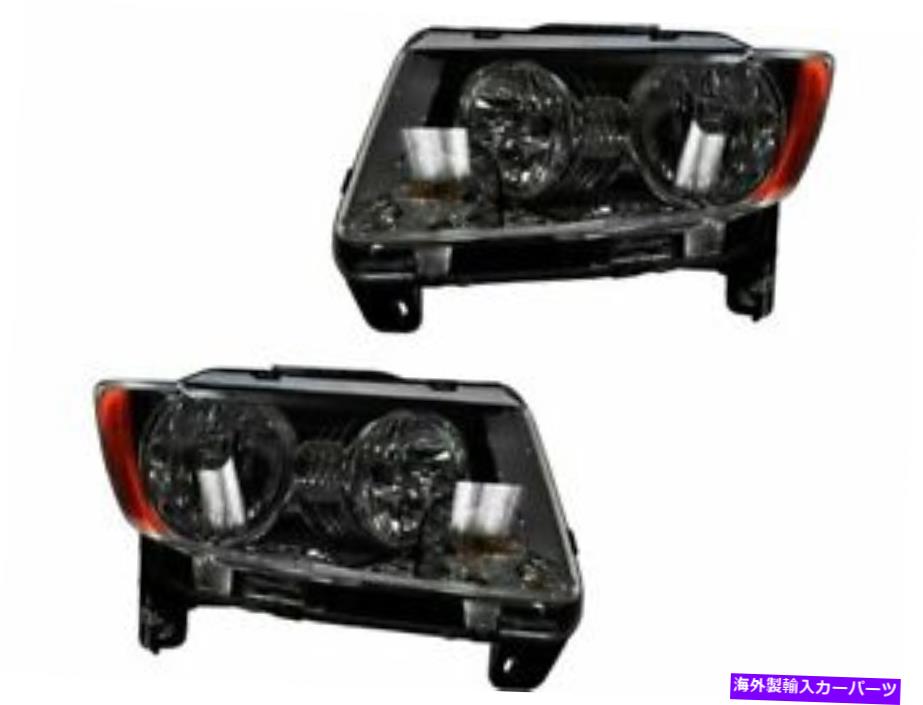 USヘッドライト 11-13ジープコンパスRC36W4のヘッドライトアセンブリ Headlight Assembly Set For 11-13 Jeep Compass RC36W4【並行輸入品】