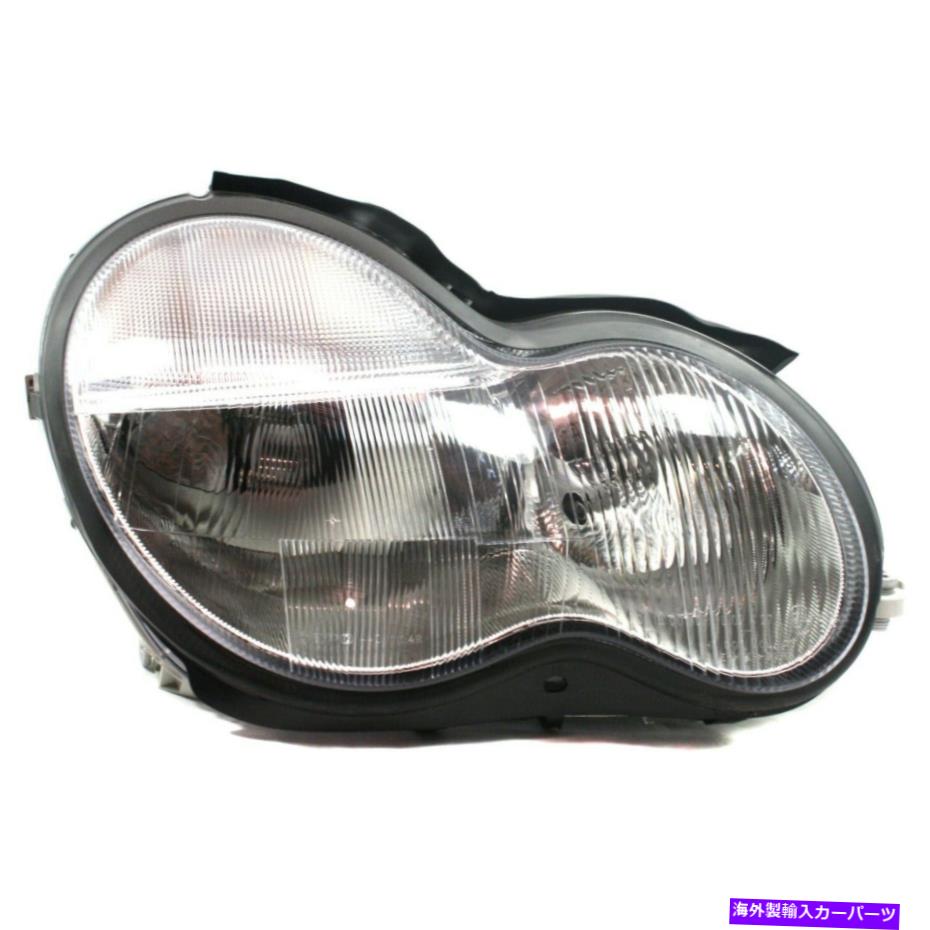 USヘッドライト 2001-2004メルセデスベンツC240 2003-2004 C230助手席側W /電球 Headlight For 2001-2004 Mercedes Benz C240 2003-2004 C230 Passenger Side w/ bulb【並行輸入品】