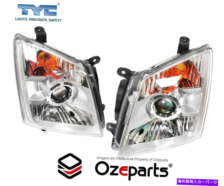 USヘッドライト ISUZU DMAX D-MAX 2006~2012用のペアLH + RHヘッドライトランプ（プロジェクタタイプ） Set Pair LH+RH Head Light Lamp (Projector Type) For Isuzu Dmax D-Max 2006~2012【並行輸入品】