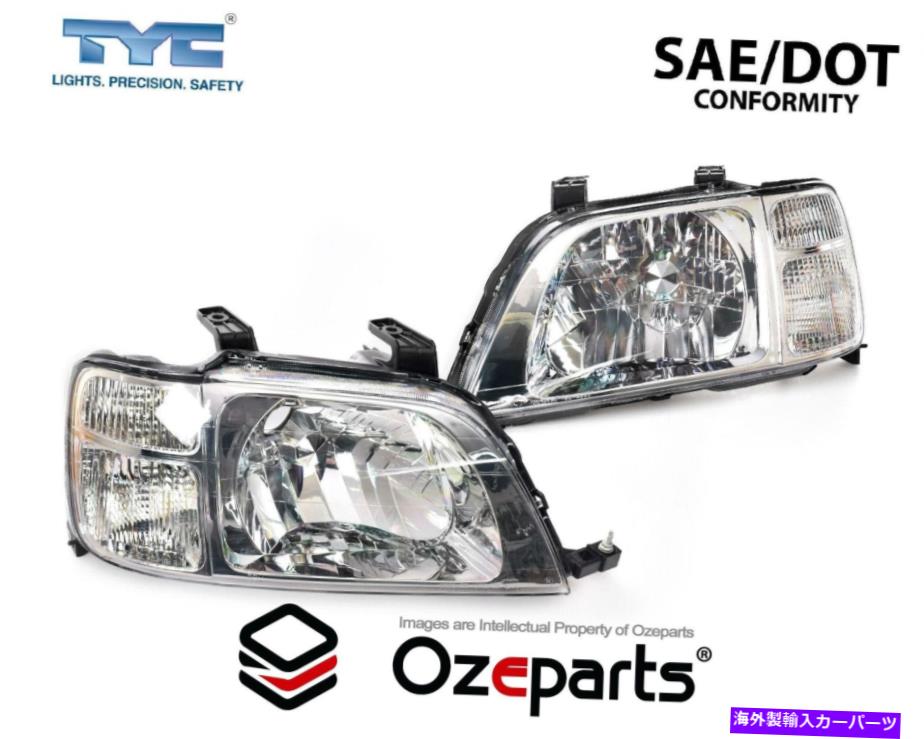USヘッドライト ホンダCRV CR-V RDシリーズ1＆2 SUV 1997~2001のためのセットペアLH + RHヘッドライトランプ Set Pair LH+RH Head Light Lamp For Honda CRV CR-V RD Series 1&2 SUV 1997~2001【並行輸入品】