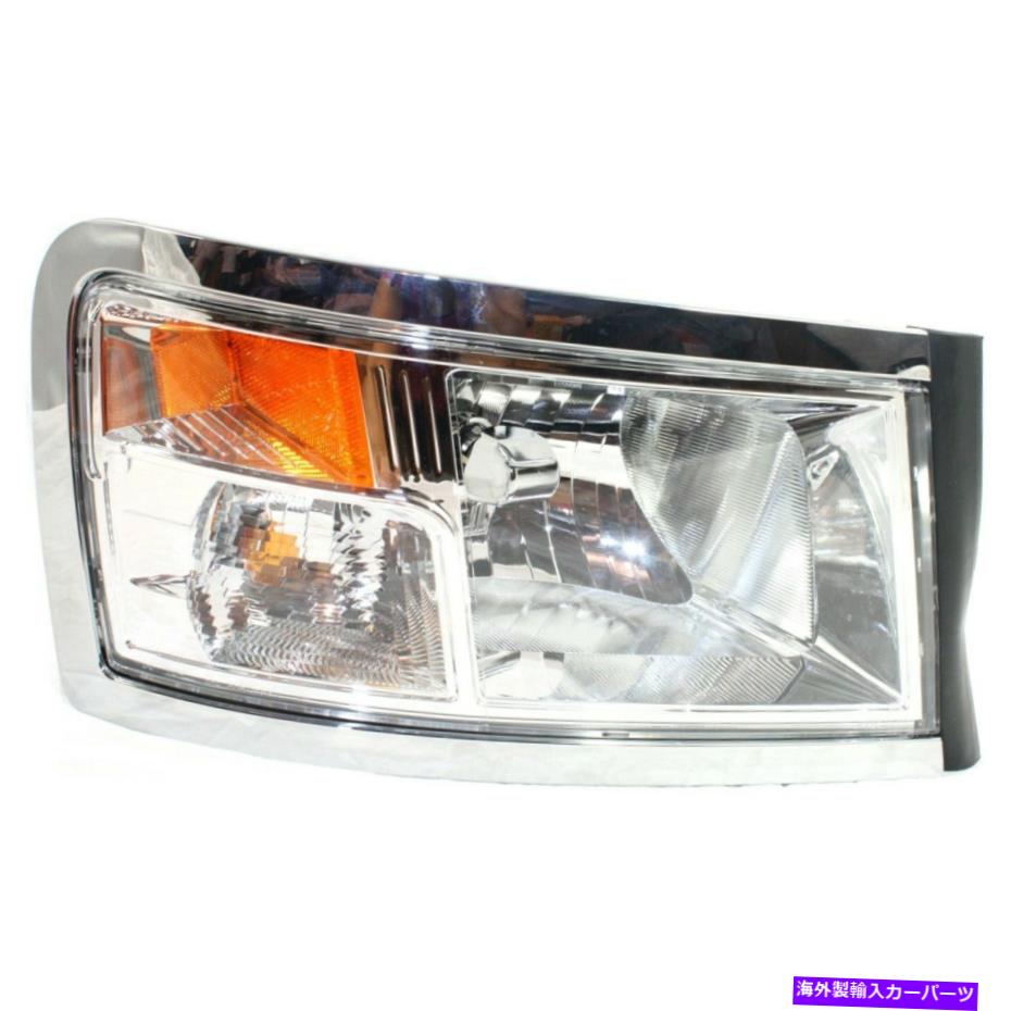 USヘッドライト 2008-2010 Dodge Dakota右ハロゲンクロームのインテリアのヘッドライト Headlight For 2008-2010 Dodge Dakota Right Halogen Chrome Interior【並行輸入品】