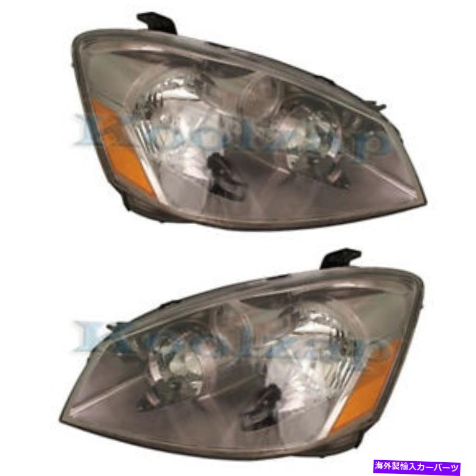 USヘッドライト ハロゲンヘッドライトヘッドランプヘッドライト左右側セットペアALTIMA Halogen Headlight Headlamp Head Light Left Right Side SET PAIR For 05-06 Altima【並行輸入品】