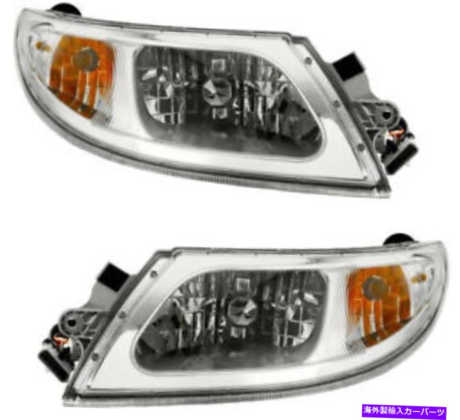USヘッドライト 04-15 International 4100 4300 4400トラックのための新しいヘッドライトw /電球ペアセット NEW Headlights w/Bulb Pair Set for 04-15 International 4100 4200 4300 4400 Truck【並行輸入品】 45,080円
