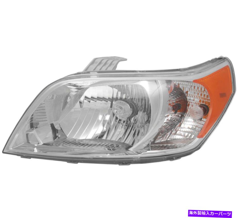 USヘッドライト ヘッドライトアセンブリW /球根新しい左の運転手が10-11のシボレーAveo5 Headlight Assembly w/Bulb NEW Left Driver Side For 10-11 Chevrolet Aveo5【並行輸入品】