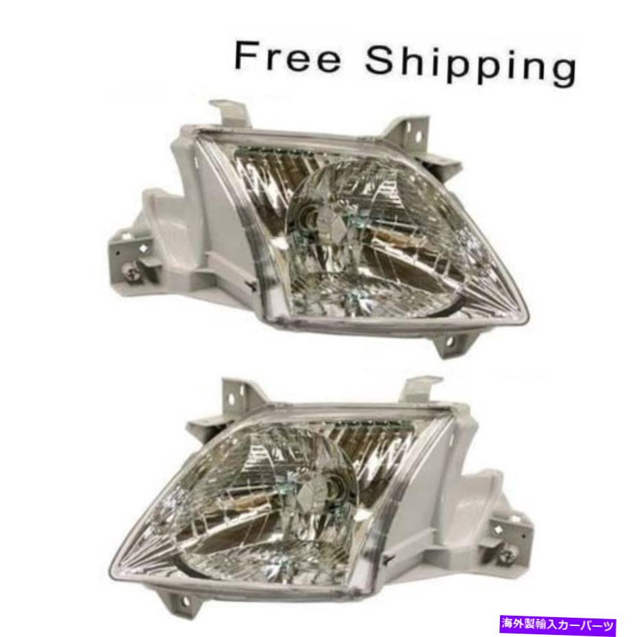 USヘッドライト ハロゲンヘッドランプアセンブリセット2対LH＆RHサイドフィット2000-2001マツダMPV Halogen Head Lamp Assembly Set of 2 Pair LH & RH Side Fits 2000-2001 Mazda MPV【並行輸入品】｜Us Custom Parts Shop USDM