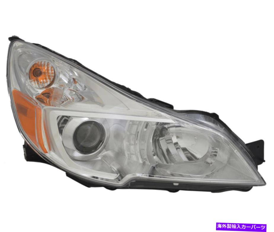 USヘッドライト 13-14 Subaru outbackのためのヘッドライトアセンブリ（Chrome）右助手席側 Headlight Assembly (Chrome) Right Passenger Side NEW for 13-14 Subaru Outback【並行輸入品】 45,080円