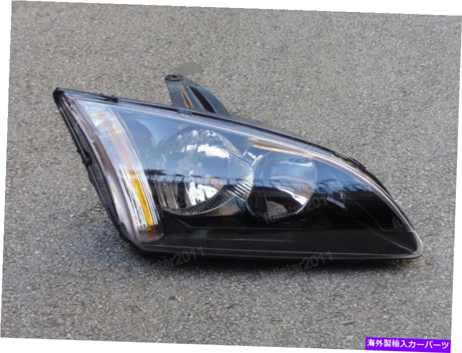 USヘッドライト フォードフォーカス2005-2007のための1ピースの黒いヘッドライトヘッドランプの乗客の右側 1Pcs Black Headlight Headlamp Passenger Right Side For Ford Focus 2005-2007【並行輸入品】|Us Custom Parts Shop USDM