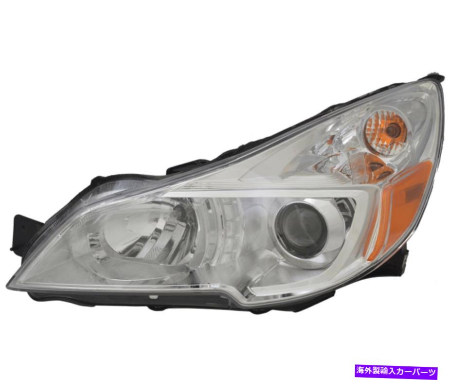 USヘッドライト ヘッドライトアセンブリ（Chrome）左の運転手側13-14 Subaru outback Headlight Assembly (Chrome) Left Driver Side NEW for 13-14 Subaru Outback【並行輸入品】