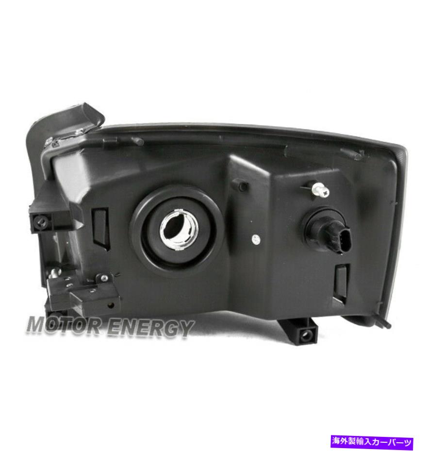 USヘッドライト 05 06 07 Dodge Dakota Black Headlightヘッドランプ+ LED DRLキット左+右ペア FOR 05 06 07 DODGE DAKOTA BLACK HEADLIGHT HEADLAMP +LED DRL KIT LEFT+RIGHT PAIR【並行輸入品】