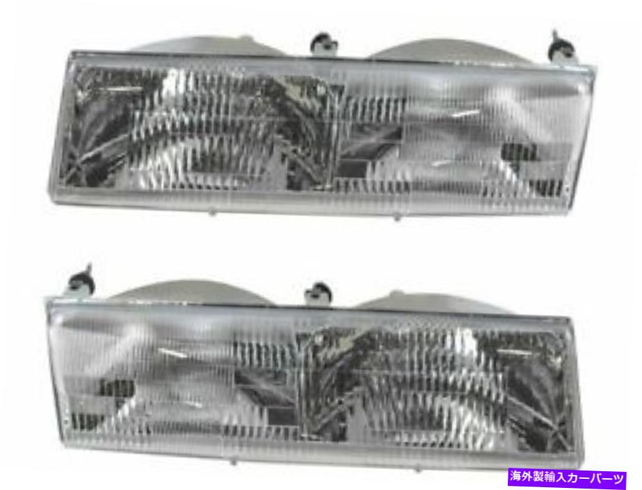 USヘッドライト 1992年 - 1994年のヘッドライトアセンブリセットMercury Grand Marquis 1993 F668QJ Headlight Assembly Set For 1992-1994 Mercury Grand Marquis 1993 F668QJ【並行輸入品】