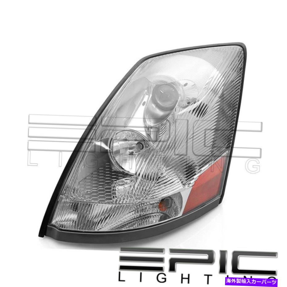 USヘッドライト 2004-2015 VOLVO VN VNLのクロムヘッドライト - 左のドライバ側LH Chrome Headlight for 2004-2015 VOLVO VN VNL - Left Driver Side LH【並行輸入品】