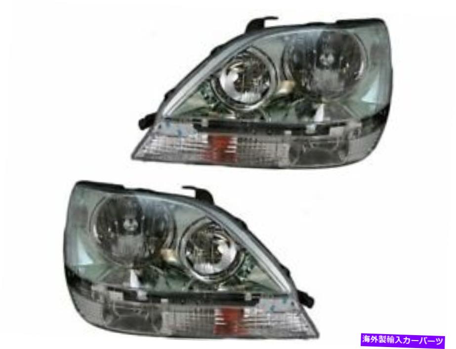 USヘッドライト ヘッドライトアセンブリセット7WKW22 for Lexus RX300 2003 2001 2002 Headlight Assembly Set 7WKW22 for Lexus RX300 2003 2001 2002【並行輸入品】