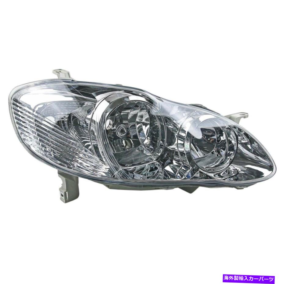 USヘッドライト Corolla Altis ZZE122アジアSPEC 01-07のための新しい正面右ヘッドライトランプ NEW Front Right Headlight Lamp For Corolla Altis ZZE122 Asia Spec 01-07【並行輸入品】