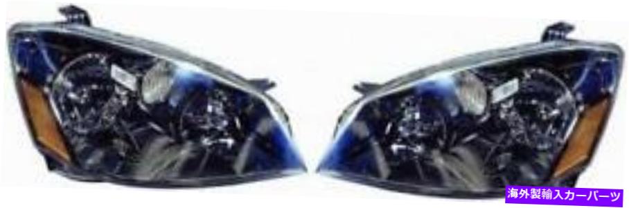 USヘッドライト サイド/ペアフィッツ2005 - 2006年日産アルティマフロントヘッドライトアセンブリの交換 SIDE/PAIR fits 2005 - 2006 Nissan Altima Front Headlight Assembly Replacement【並行輸入品】