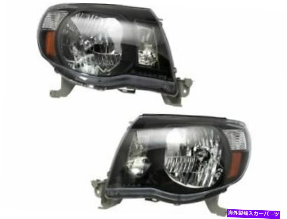 USヘッドライト TAYOTA TACOMA 2005 2007 2007 2007 2009 2009 2009 2009 2009 2009 2009 Headlight Set 4HXG93 for Toyota Tacoma 2005 2006 2007 2008 2009 2010 2011【並行輸入品】