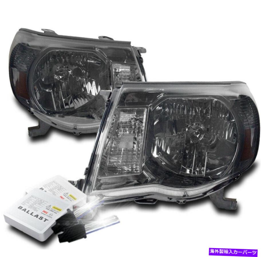 USヘッドライト トヨタ2005-2011タコマスモーク/アンバー交換ヘッドライトランプW / 8K HIDキット FOR TOYOTA 2005-2011 TACOMA SMOKE/AMBER REPLACEMENT HEADLIGHT LAMP W/8K HID KIT【並行輸入品】 45,080円