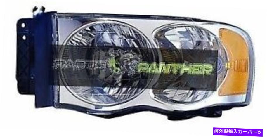 USヘッドライト 2004年 - 2005年運転手側のダッジRAM 3500フロントヘッドライトアセンブリの交換 for 2004 - 2005 driver side Dodge Ram 3500 Front Headlight Assembly Replacement【並行輸入品】