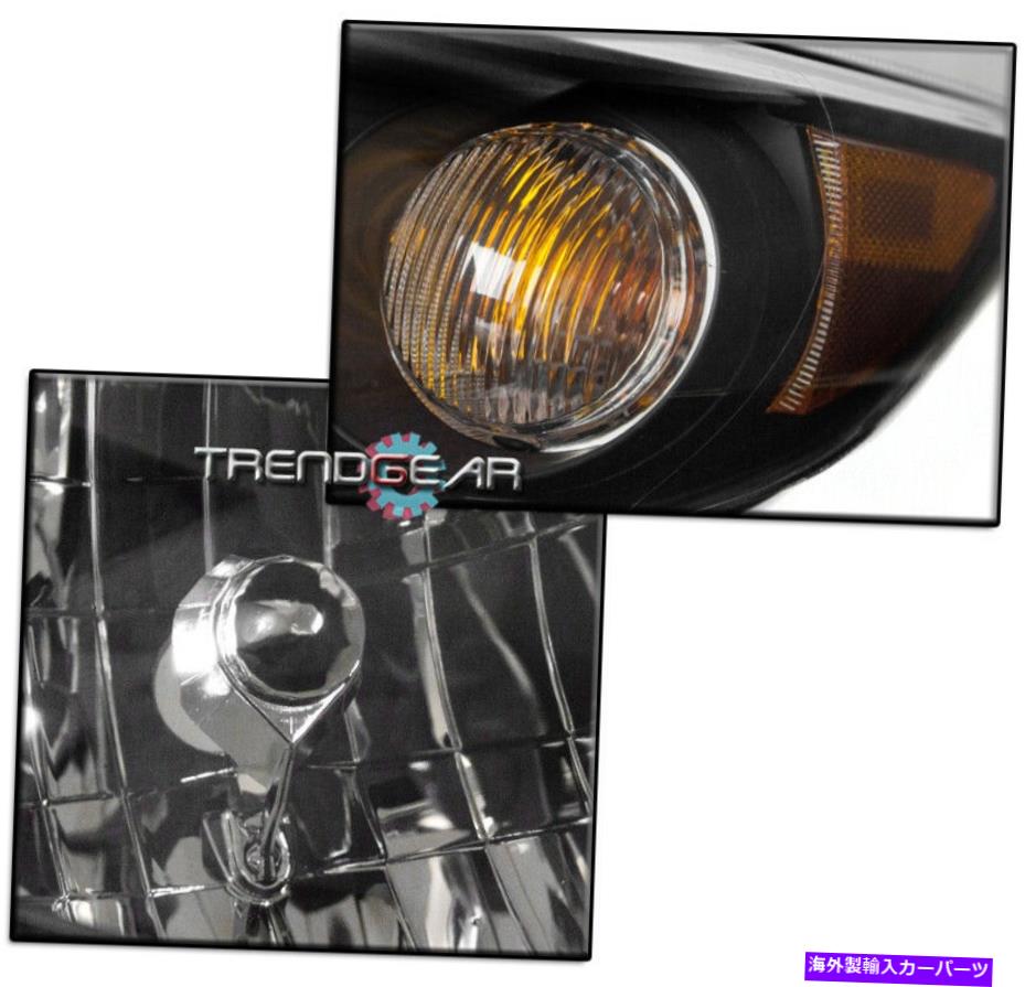 USヘッドライト 09-10トヨタカローラクリスタルヘッドライトヘッドランプブラックW /青DRL LEDシグナル FOR 09-10 TOYOTA COROLLA CRYSTAL HEADLIGHTS HEADLAMP BLACK W/BLUE DRL LED SIGNAL【並行輸入品】