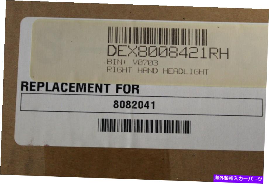USヘッドライト ボルボトラック：ヘッドライトアセンブリRH＃8082041 Volvo Truck: Headlight Assembly RH #8082041【並行輸入品】