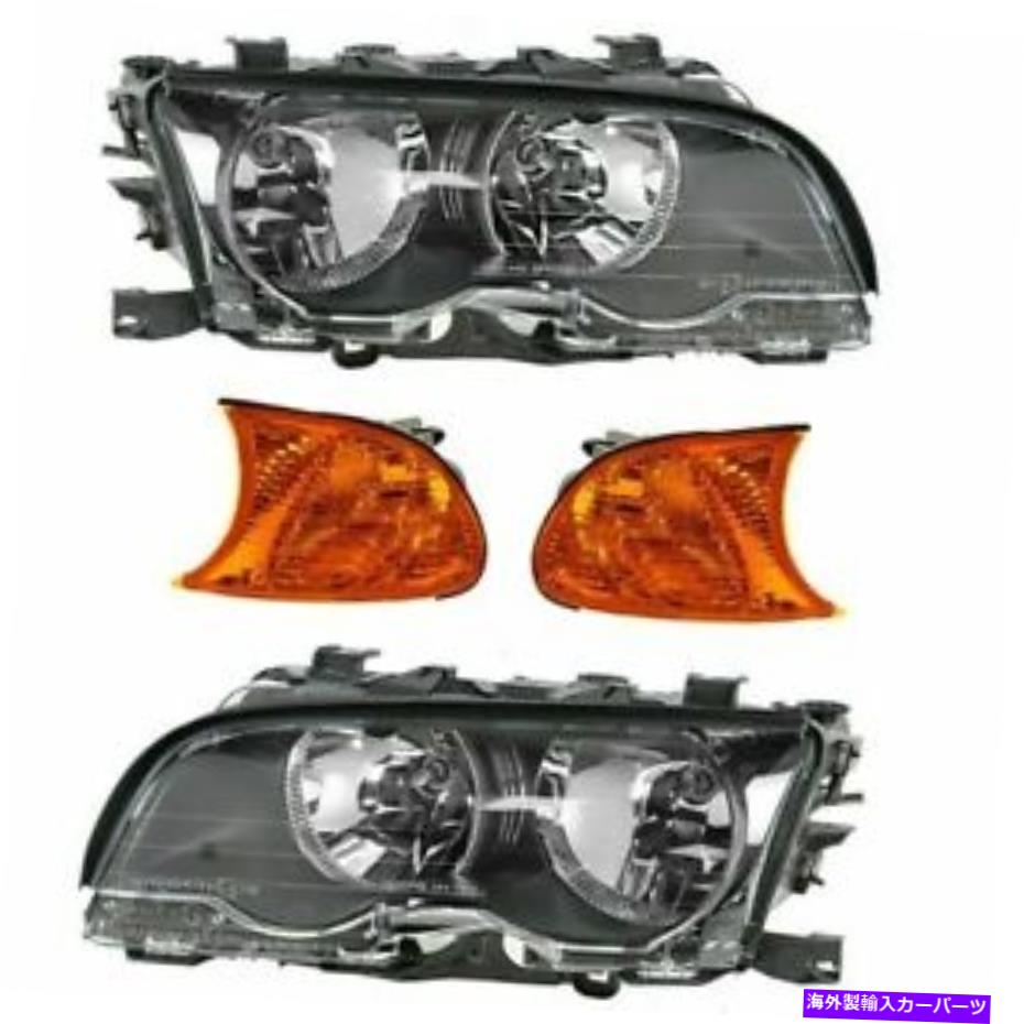 USヘッドライト 323Ci 325Ci 328Ci 330Ci Coupe 1999 - 2001ヘッドライト＆コーナーライト4xコンボ FOR 323CI 325CI 328CI 330CI COUPE 1999 - 2001 HEADLIGHT & CORNER LIGHTS 4X COMBO【並行輸入品】｜Us Custom Parts Shop USDM 48,548円