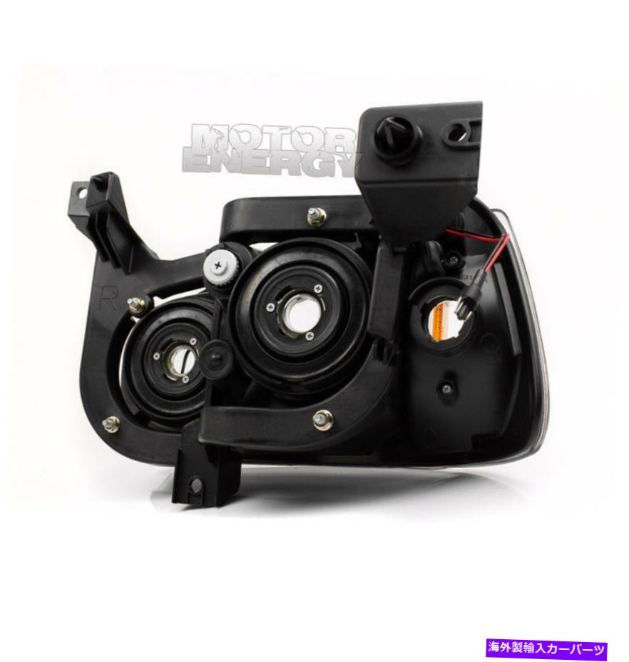USヘッドライト 06-10充電器DRL LED 1ピークリスタルヘッドライトランプ+コーナーブラック左+右 FOR 06-10 CHARGER DRL LED 1PC CRYSTAL HEAD LIGHT LAMP +CORNER BLACK LEFT+RIGHT【並行輸入品】