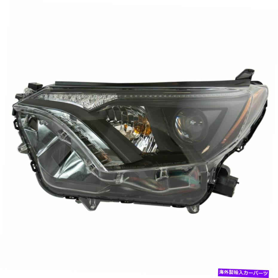 USヘッドライト トヨタRAV4米国のハロゲンヘッドライトランプW /ブラックベゼルLH運転側 Halogen Headlight Lamp w/ Black Bezel LH Driver Side for Toyota Rav4 US Built【並行輸入品】|Us Custom Parts Shop USDM
