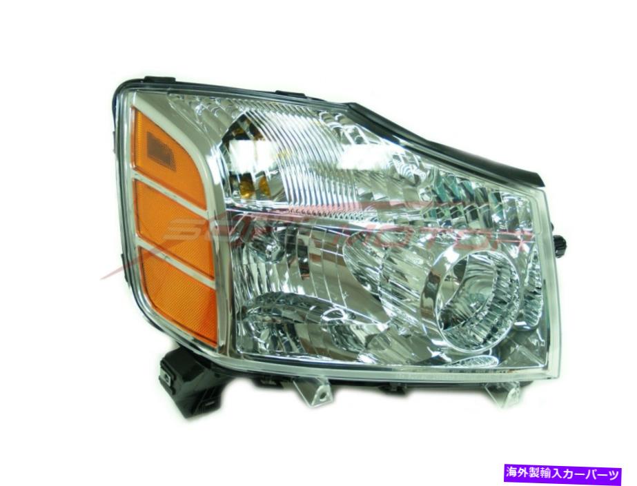 USヘッドライト 2004-2007日産タイタン旅客サイドヘッドライトヘッドライトランプRHについて For 2004-2007 Nissan Titan Passenger Side Headlight Head Light Lamp RH【並行輸入品】