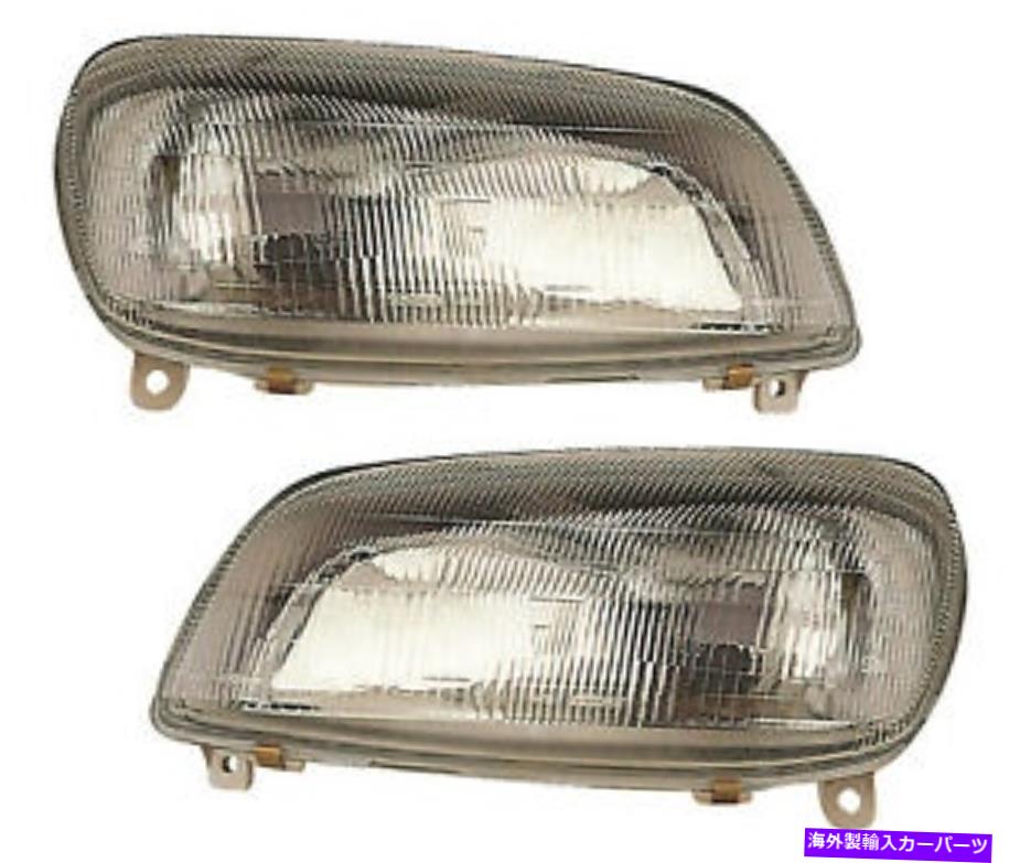USヘッドライト 1997年1997年のトヨタRAV4ヘッドライトペアセット For 1996 1997 Toyota Rav4 Headlights Pair Set【並行輸入品】