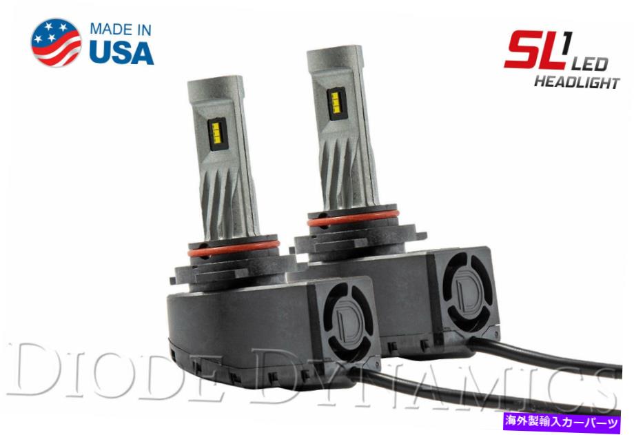 USヘッドライト ダイオードダイナミクス9006 SL1 LEDヘッドライトペア Diode Dynamics 9006 SL1 LED Headlight Pair【並行輸入品】