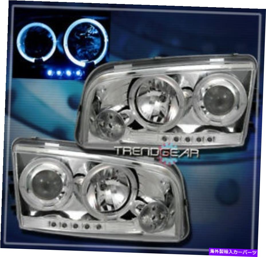 USヘッドライト 2006-2010充電器Halo LEDプロジェクターヘッドライトランプClearms Clear 2007 2008 2009 FOR 2006-2010 CHARGER HALO LED PROJECTOR HEADLIGHTS LAMPS CLEAR 2007 2008 2009画像