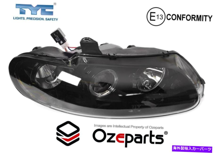 USヘッドライト RH RHS右側のヘッドライトブラックのためのホールデンコモドレVT 97~00天使の目 RH RHS Right Hand Head Light Black For Holden Commodore VT 97~00 ANGEL EYE【並行輸入品】