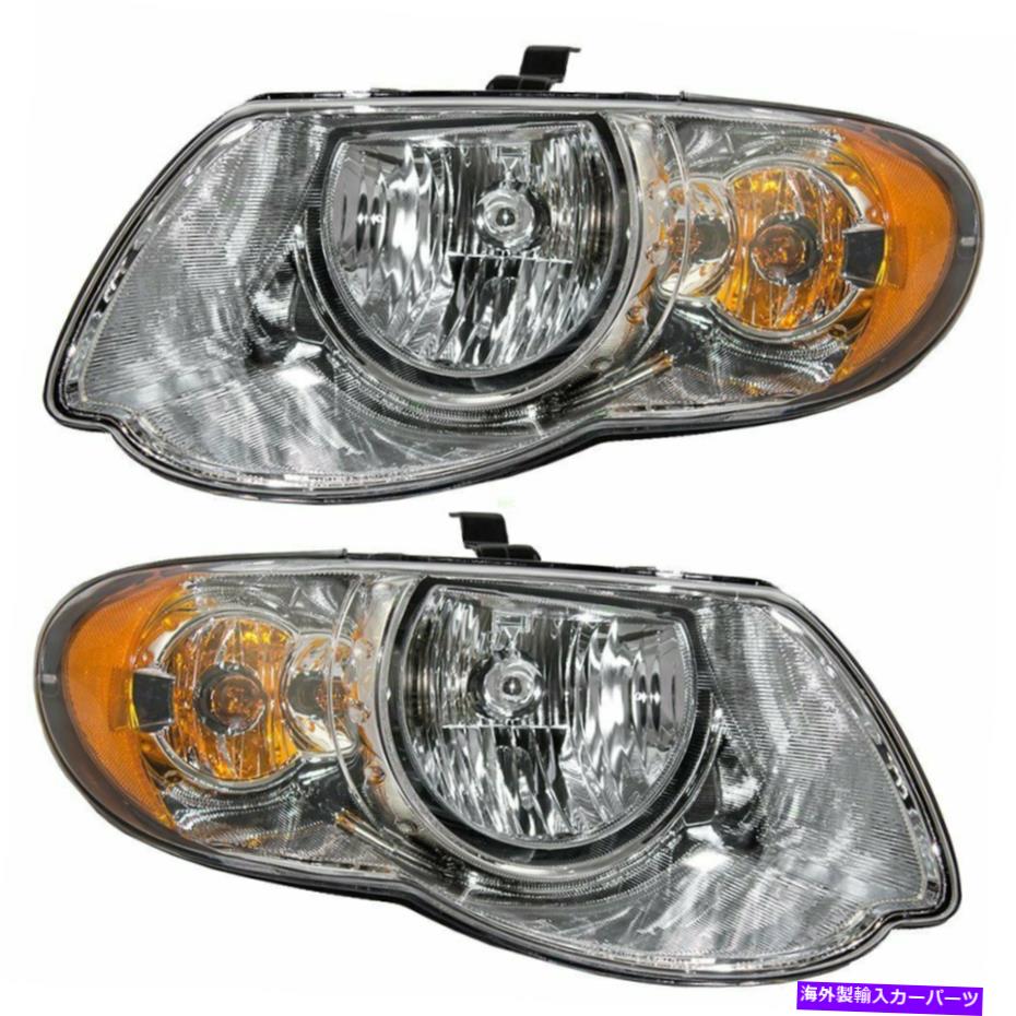 USヘッドライト Headlights 2005 - 2007 Town＆Country Van 119 \