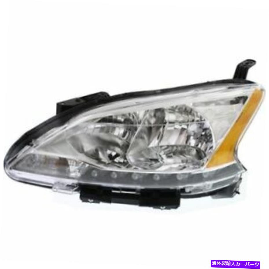 USヘッドライト Sentra 13-15、Capaドライバ側ヘッドライト、クリアレンズ For Sentra 13-15, CAPA Driver Side Headlight, Clear Lens【並行輸入品】