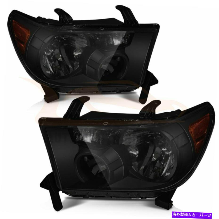 USヘッドライト 07-13 TOYOTA TUNDRA / 08-17 Sequoiaヘッドランプ交換用フロントペア Headlights For 07-13 Toyota Tundra/08-17 Sequoia Headlamp Replacement Front Pair【並行輸入品】 45,080円