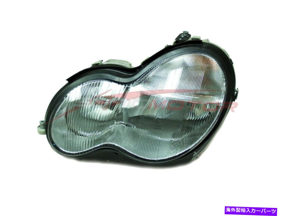 USヘッドライト 2001-2004メルセデスベンツCクラスの運転者のヘッドライトLH（ハロゲン） For 2001-2004 Mercedes-Benz C Class Driver Side Headlight LH (Halogen)【並行輸入品】