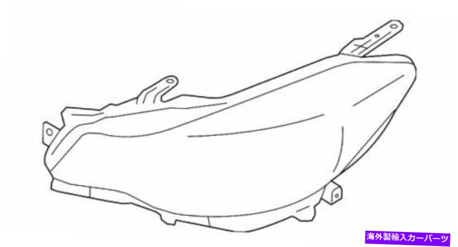 USヘッドライト 本物のスバルヘッドランプハウジング84913FJ340 Genuine Subaru Headlamp Housing 84913FJ340【並行輸入品】