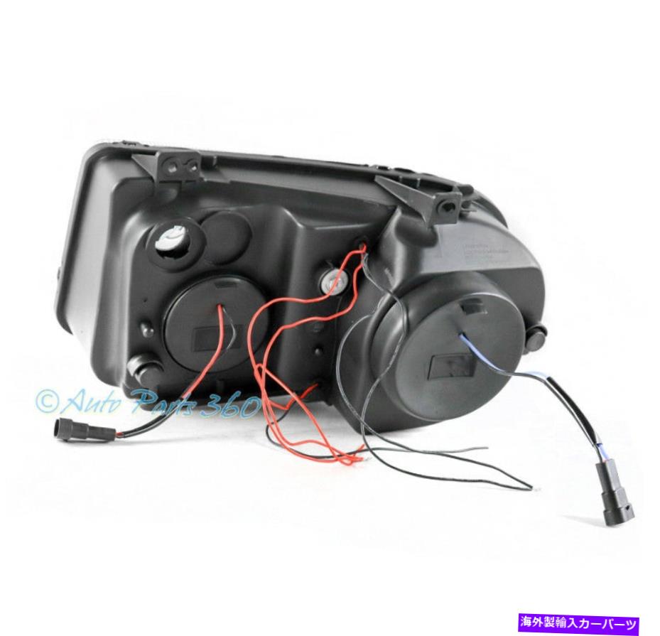USヘッドライト 05-10 Chrysler 300 C Halo LED DRLブラックプロジェクターヘッドライトヘッドランプランプ FOR 05-10 CHRYSLER 300 C HALO LED DRL BLACK PROJECTOR HEADLIGHT HEADLAMPS LAMPS【並行輸入品】