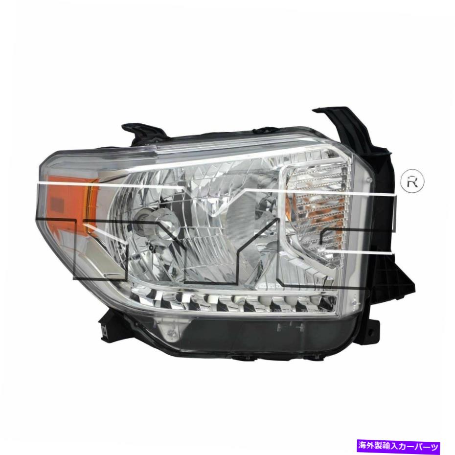 USヘッドライト 2014-2016トヨタツンドラ限定/ SR / SR5助手席側ヘッドライトRH For 2014-2016 Toyota Tundra LIMITED/SR/SR5 Passenger Side Headlight RH【並行輸入品】