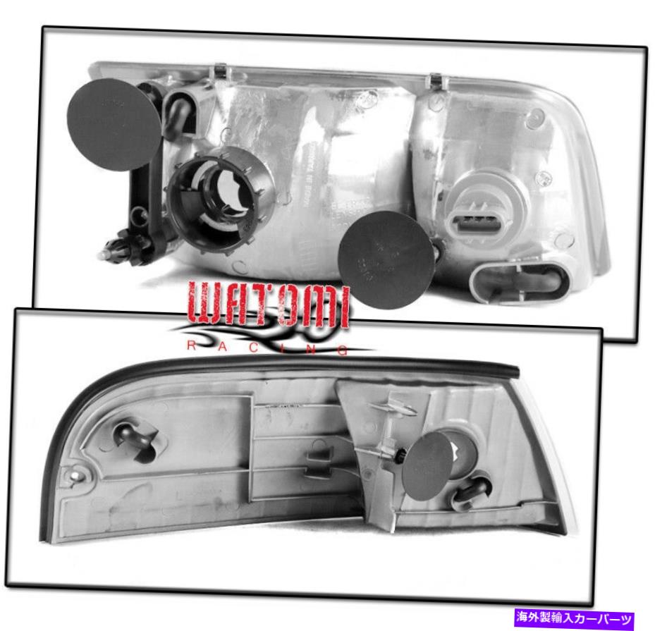 USヘッドライト 98-11フォードクラウンビクトリア交換用クロムヘッドライトW / Blue LED DRL + 6K HID FOR 98-11 FORD CROWN VICTORIA REPLACEMENT CHROME HEADLIGHT W/BLUE LED DRL+6K HID【並行輸入品】