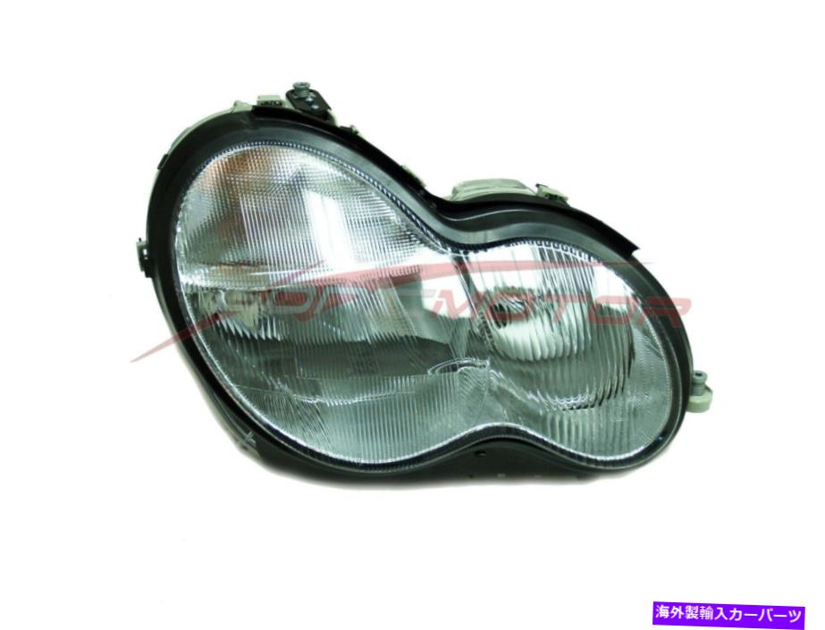 USヘッドライト 2001-2004メルセデスベンツCクラス旅客サイドヘッドライトRH（ハロゲン） For 2001-2004 Mercedes-Benz C Class Passenger Side Headlight RH (Halogen)【並行輸入品】