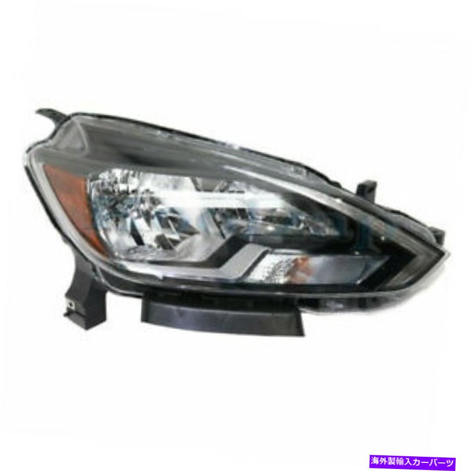 USヘッドライト 16-19 SENTRAフロントヘッドライトヘッドランプハロゲンヘッドライトW /電球右側 For 16-19 Sentra Front Headlight Headlamp Halogen Head Light w/Bulb Right Side【並行輸入品】