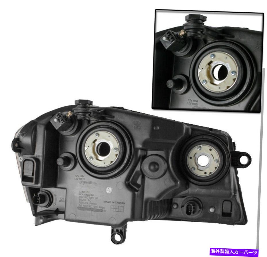 USヘッドライト Dodge 2008-2014 Avengerの交換クロムヘッドライトランプW / BLUE LED DRLキット FOR DODGE 2008-2014 AVENGER REPLACEMENT CHROME HEADLIGHT LAMP W/BLUE LED DRL KIT【並行輸入品】 45,080円